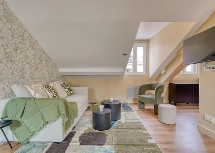 4g#appart 8pers # 3 # Commerce # 15#ac Apartament Paryż