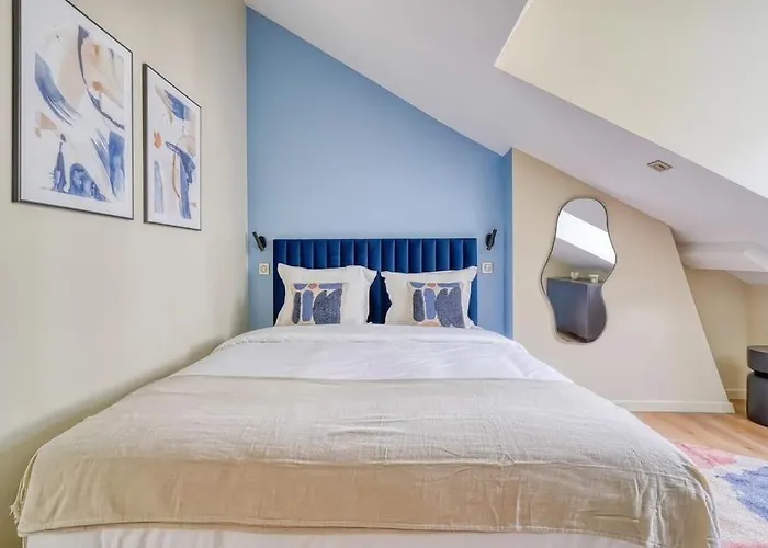 Apartament 4g#appart 8pers # 3 # Commerce # 15#ac Paryż