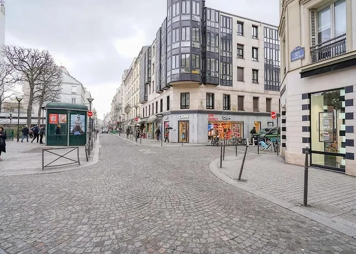 4g#appart 8pers # 3 # Commerce # 15#ac Apartament Paryż